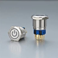 מתג לחצן לחיצה של GQ22 22mm Anti-Vandal